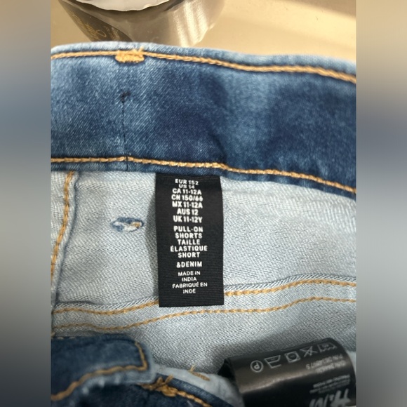H&M pull on shorts boys denim size 14 - Picture 4 of 7